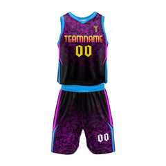 Custom Violets Adult Youth Basketball Jersey