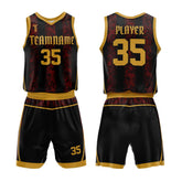 Custom Lava Adult Youth Basketball Jersey Set