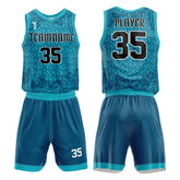 tteamwear custom basketball jersey set for adult