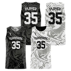 Zebra Custom Reversible Basketball Jersey
