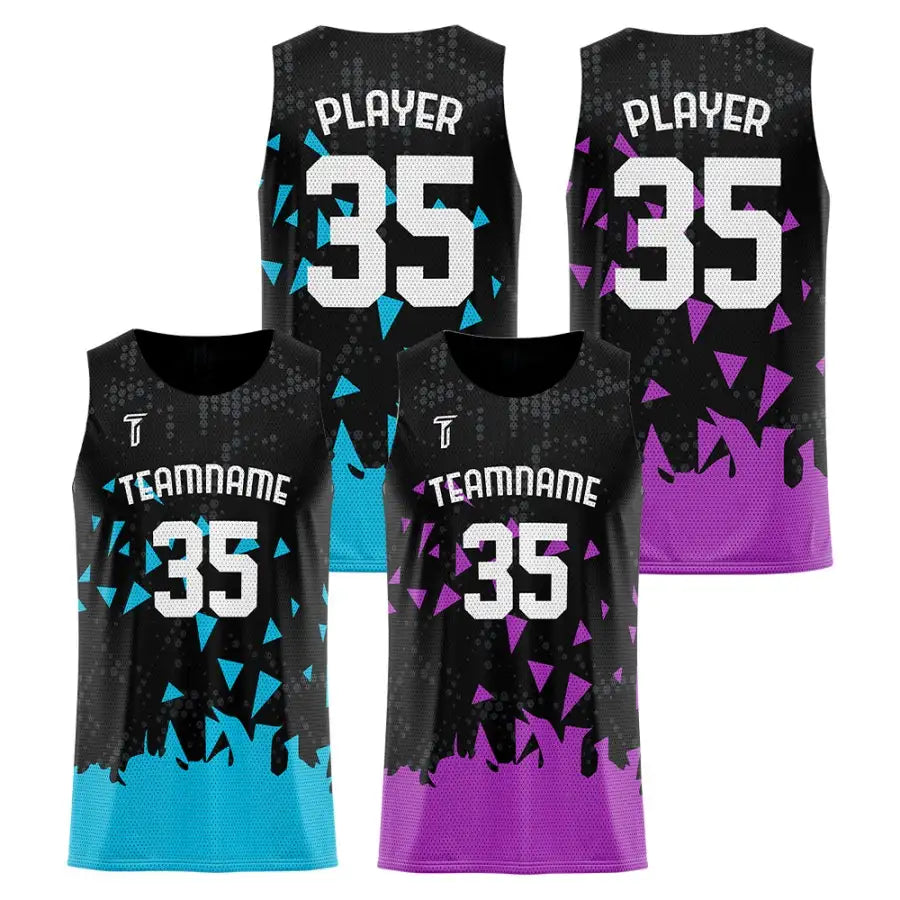 tteamwear custom youth reversible jersey