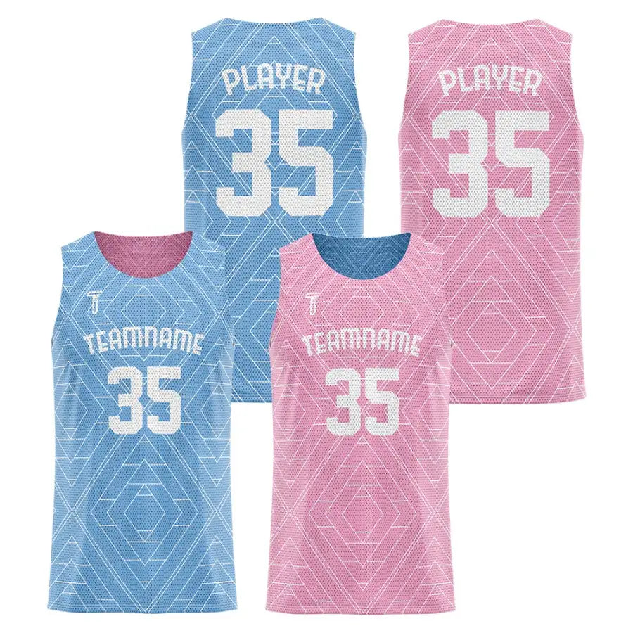 tteamwear custom youth reversible jersey
