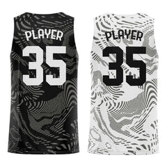 Zebra Custom Reversible Basketball Jersey