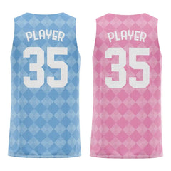 Checkerboard Custom Reversible Basketball Jersey