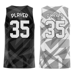 Geometry Custom Reversible Basketball Jersey