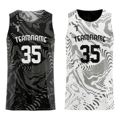 Zebra Custom Reversible Basketball Jersey