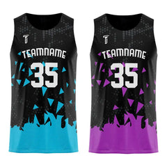tteamwear custom youth reversible jersey