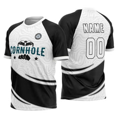 Contour Lines Custom Cornhole Jersey