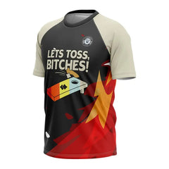 Lets Toss Fire Custom Cornhole Jersey