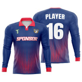 Custom Mirage Long Sleeve Rugby Social Jersey