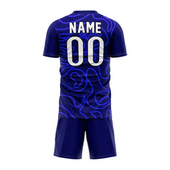 Custom Voltaic Stripes Team Soccer Jersey Uniform Set