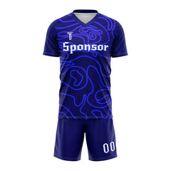 Custom Voltaic Stripes Team Soccer Jersey Uniform Set