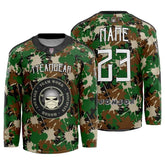 Army Camo Custom Paintball Jersey Men's