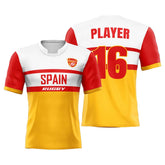 Custom Spain Pro Match Rugby Jersey