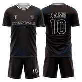 Spider Webs Custom Team Adult Youth Brown Soccer Jersey Set