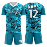 Dynamic Camo Custom Team Soccer Jersey Set