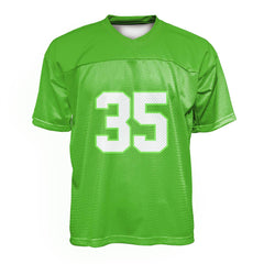 Custom Shamrock Oversized Football Jersey Street Fashion T-shirt