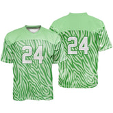 Custom Jungle Oversized Football Jersey Street Fashion T-shirt
