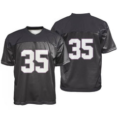 Custom Black Oversized Football Jersey Street Fashion T-shirt