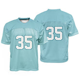 Custom Turquoise Oversized Football Jersey Street Fashion T-shirt