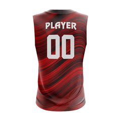 Lava Stream Compression 7V7 Flag football Jersey 3D back