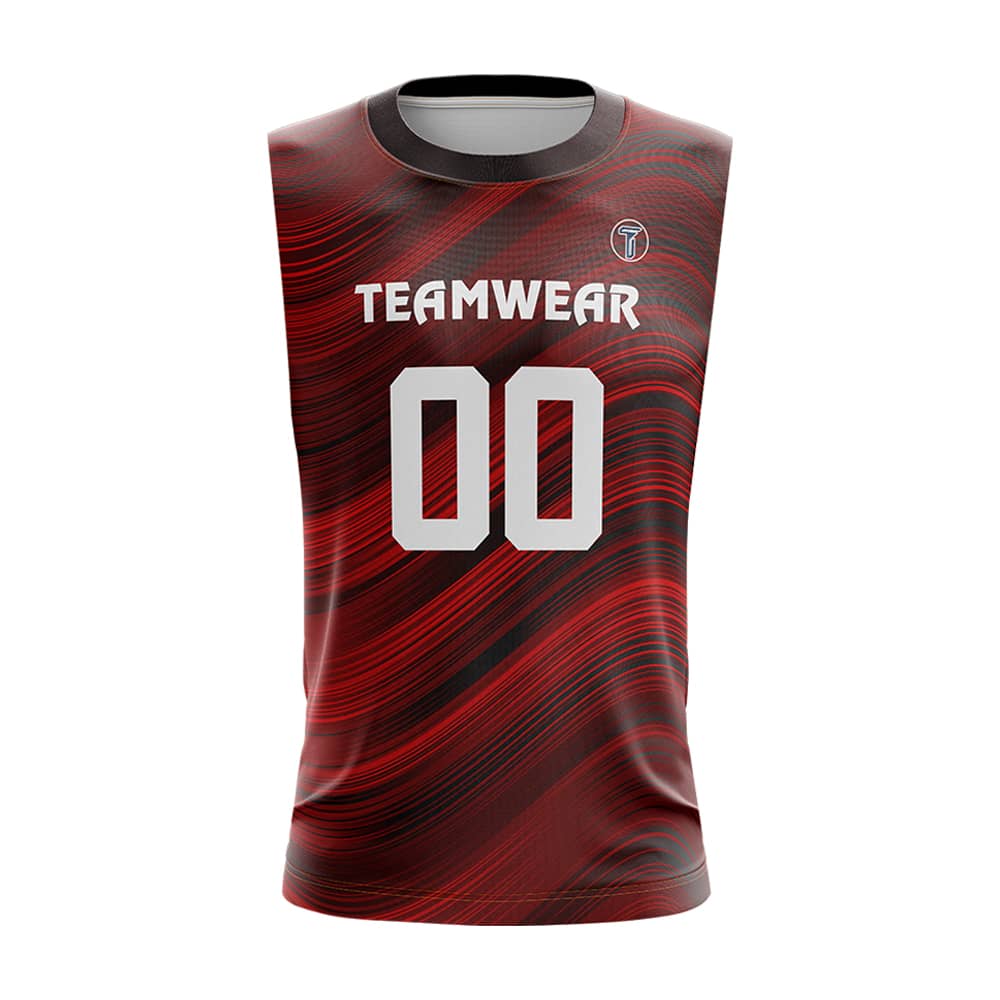Lava Stream Compression 7V7 Flag football Jersey 3D front