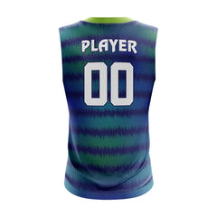 Ocean Vibe Compression 7V7 Flag football Jersey 3D back