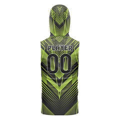 Pioneer Hooded Compression 7V7 Flag football Jersey 3D back