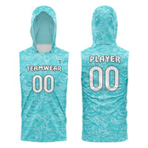 Storm Hooded Compression 7V7 Flag football Jersey 3D effect