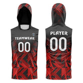 Russet Trace Hoodie Compression 7V7 Flag football Jersey 3D effect