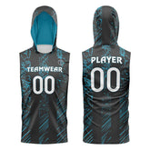 Marble Trace Hoodie Compression 7V7 Flag football Jersey 3D effect