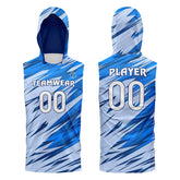 Thunder Hooded Compression 7V7 Flag football Jersey 3D effect