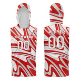 Surge Hooded Compression 7V7 Flag football Jersey 3D effect