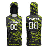 Jungle Claws Hoodie Compression 7V7 Flag football Jersey 3D effect