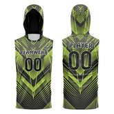 Pioneer Hoodie Compression 7V7 Flag football Jersey 3D effect