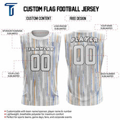 Brush Lines Compression 7V7 Flag football Jersey custom content