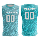 Aqua Slash Compression 7V7 Flag football Jersey 3D effect