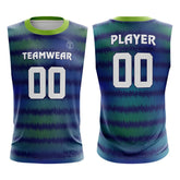 Ocean Vibe Compression 7V7 Flag football Jersey 3D effect