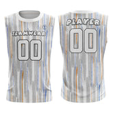 Brush Lines Compression 7V7 Flag football Jersey 3D effect