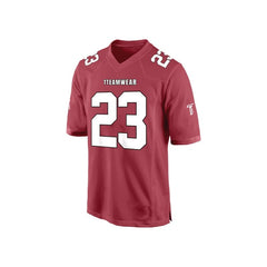 Custom Burgundy-White Authentic Football Jersey