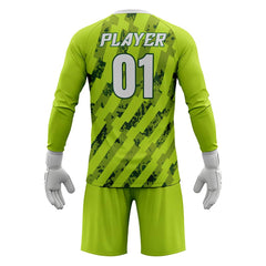 Custom Jungle Pulse Soccer Goalkeeper Jersey Set