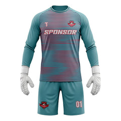 Custom Mystic Wave Soccer Goalkeeper Jersey Set