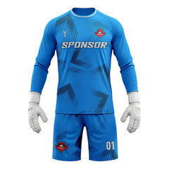 Custom Velocity Fade Soccer Goalkeeper Jersey Set