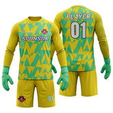 Custom Equinox Band Soccer Goalkeeper Jersey Set