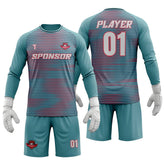 Custom Mystic Wave Soccer Goalkeeper Jersey Set