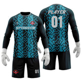 Custom Geometric Soccer Goalkeeper Jersey Set