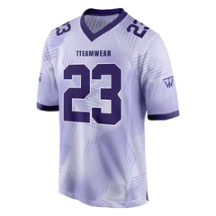 Custom Elite Violet Authentic Football Jersey