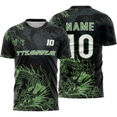 Dragon Custom Team Adult Youth Black Soccer Jersey