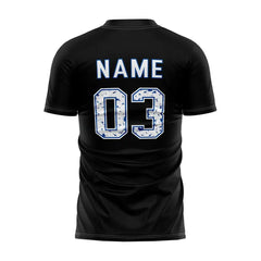 Blue Stripes Custom Team Adult Youth Soccer Jersey