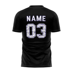 Violet Stripes Custom Team Adult Youth Soccer Jersey